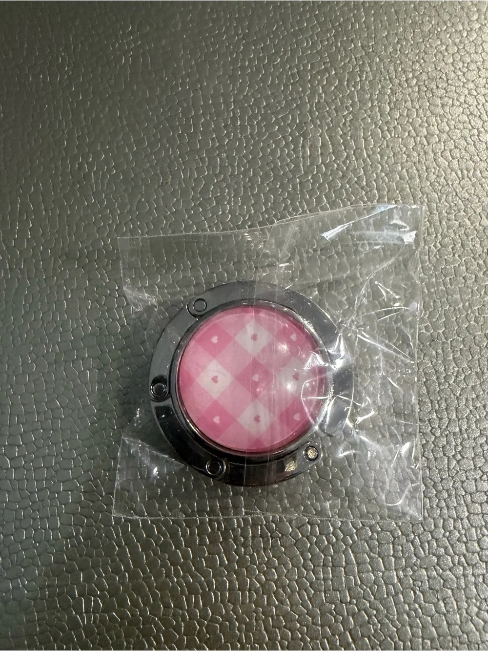Pink Decorative Phone Purse Hook - Set of 8